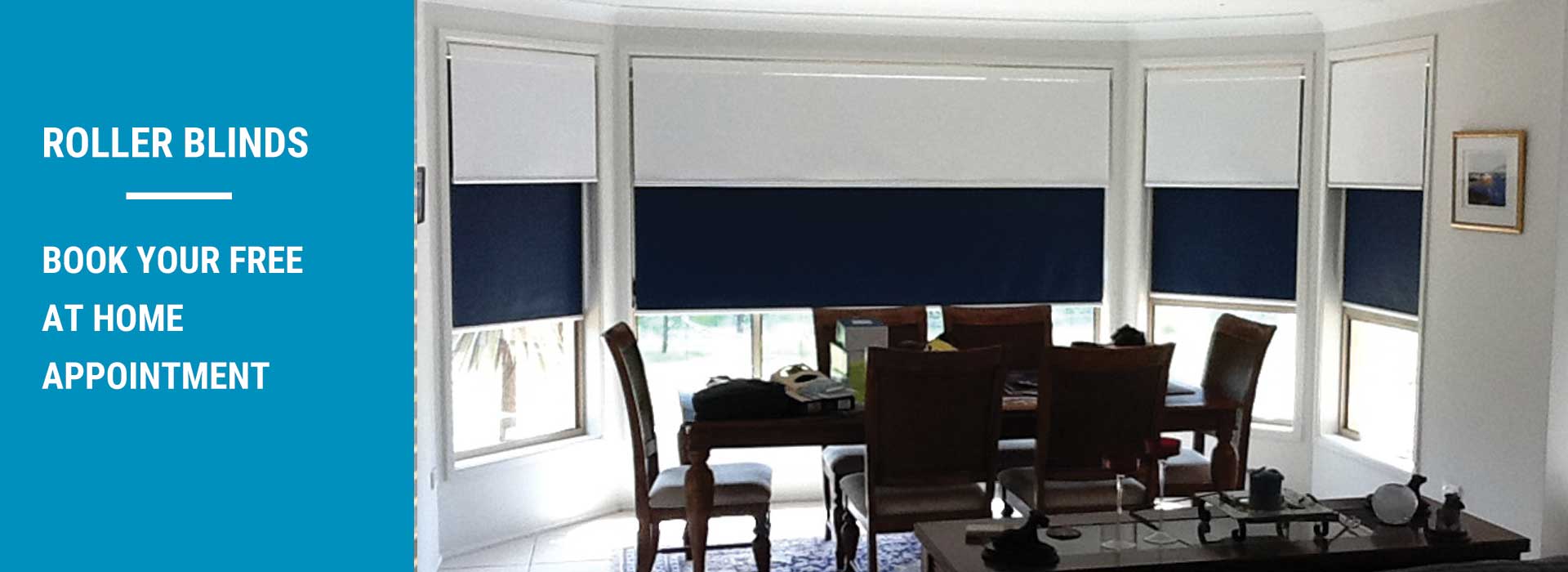 Roller and Dual Roller Blinds — simple, versatile blockout and sheer options